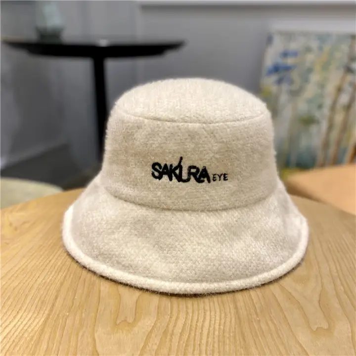 bucket hat round face