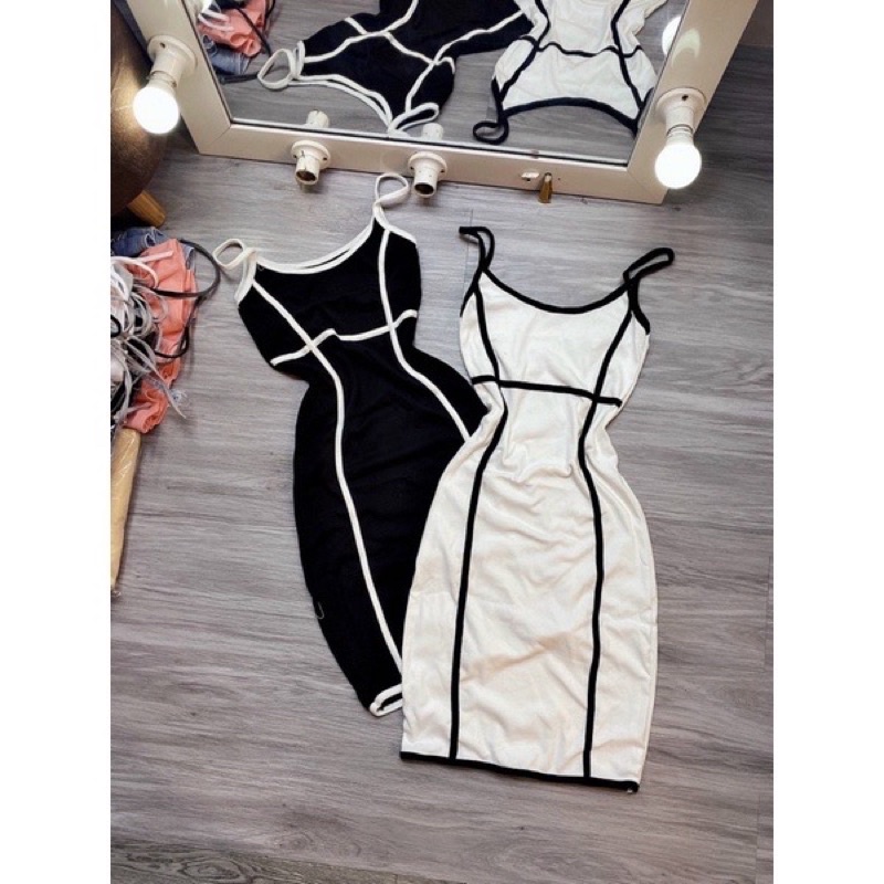 ĐẦM VIỀN HAI DÂY BODY XINH DV11