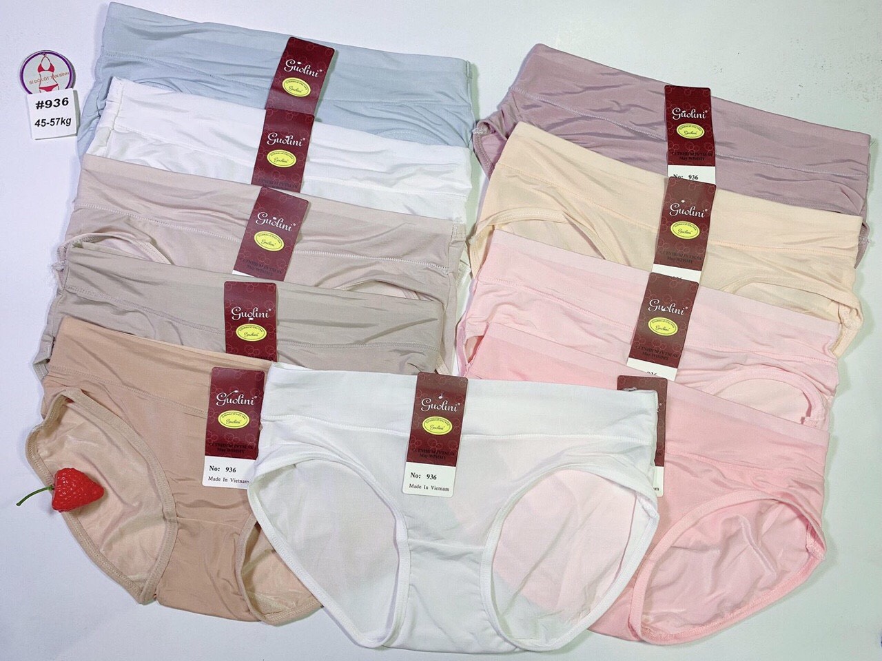 Bộ 10 quần lót nữ thun lạnh, lưng bảng vn.936