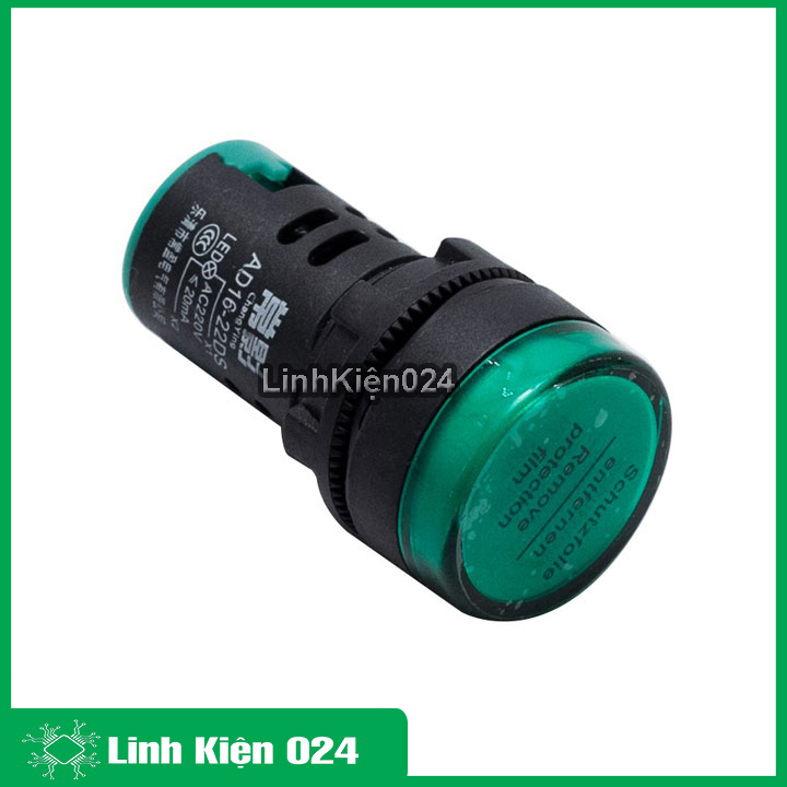Đèn báo nguồn dc 24v ad16-22d/s23