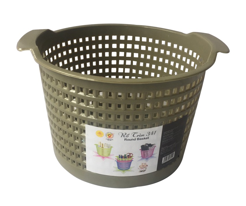 Rổ nhựa tròn TỰ LẬP TL 341 - 16.5 X 18.5 X11 cm