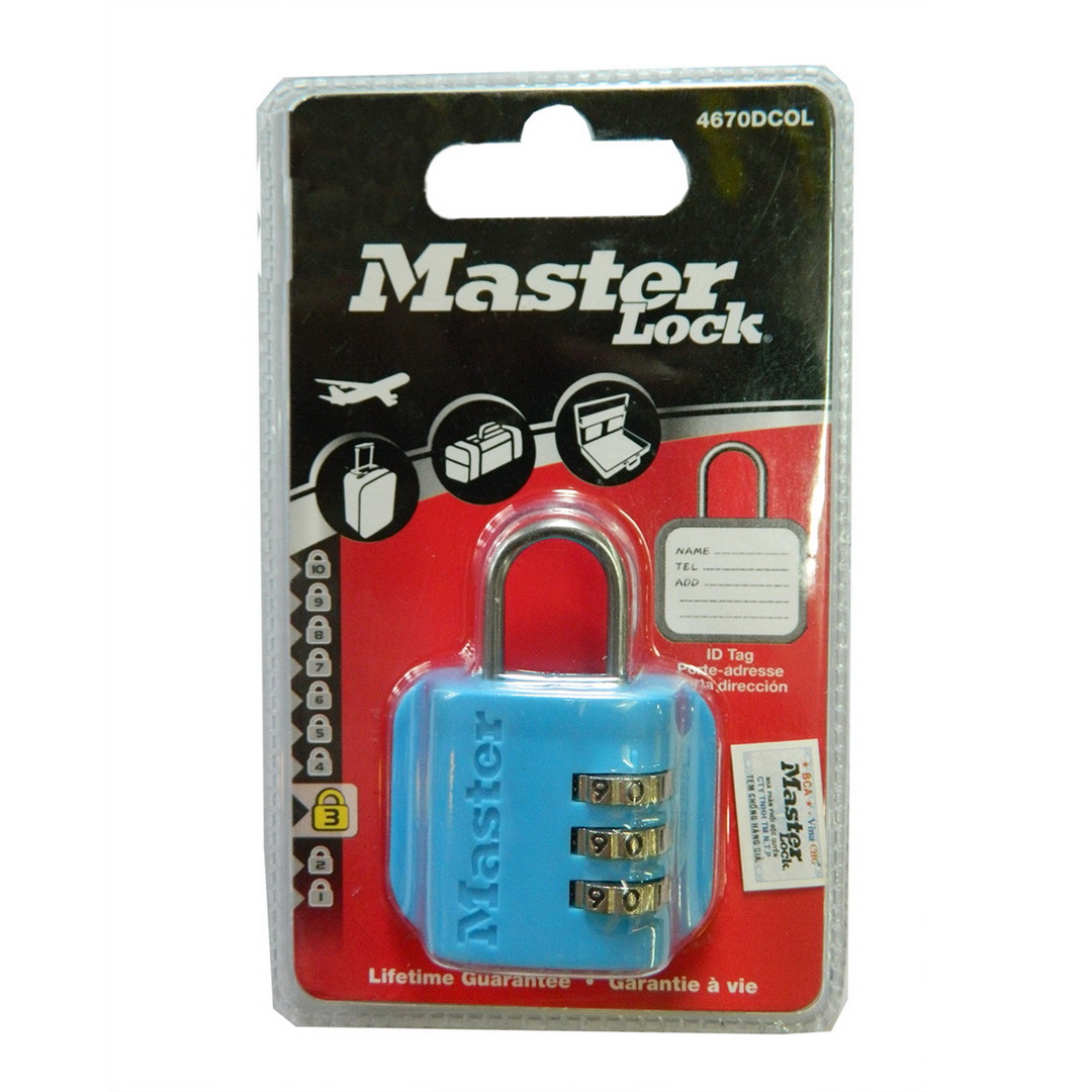 Ổ khóa vali Master Lock 4670 DCOL - MITISHOP
