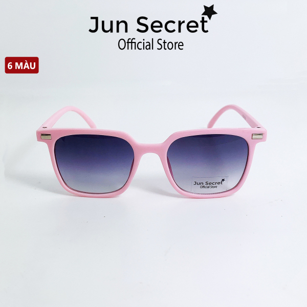 Giá bán Kính mát trẻ em dáng vuông Jun Secret dễ thương dành cho bé trai và bé gái từ 1 tới 5 tuổi JSHOT2022