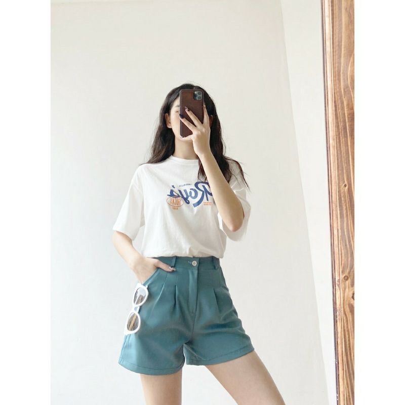 Quần Short Nữ Gập Gấu