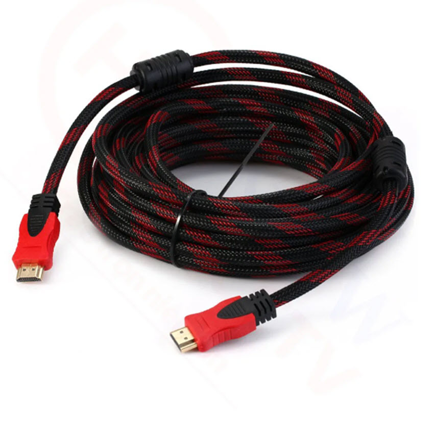 Dây HDMI 5m bọc lưới chống nhiễu cao cấp