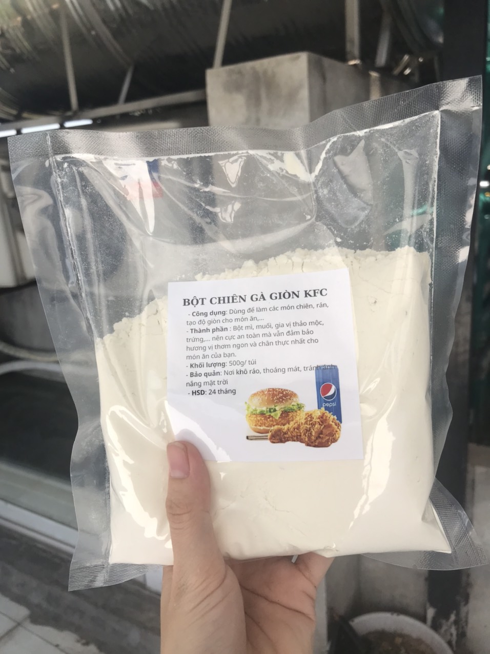 Bột Chiên Gà Giòn 500gr  (Chiên ~1Kg Gà)