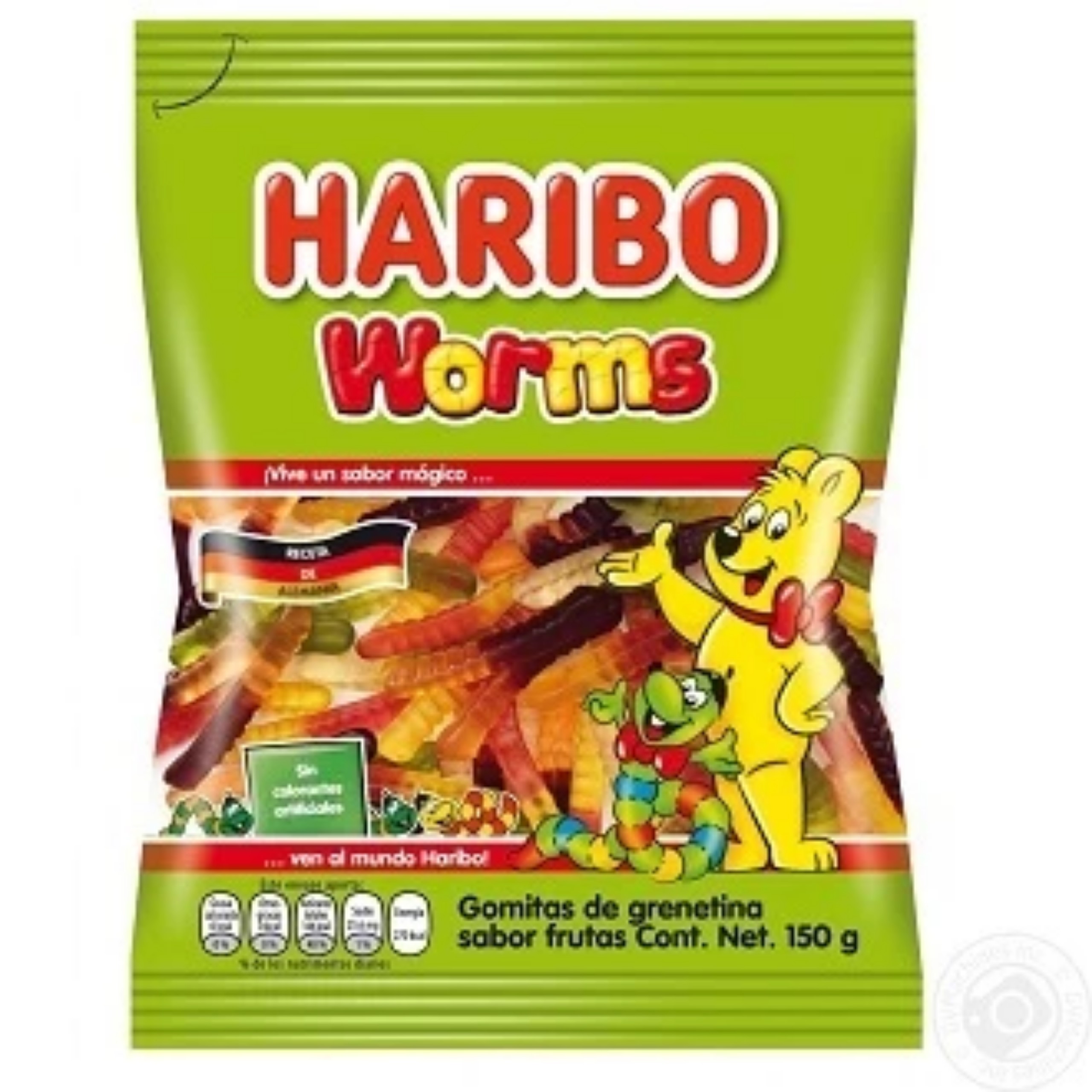 Haribo goldbears, happy Cola, Starmix, worms 80gr chip
