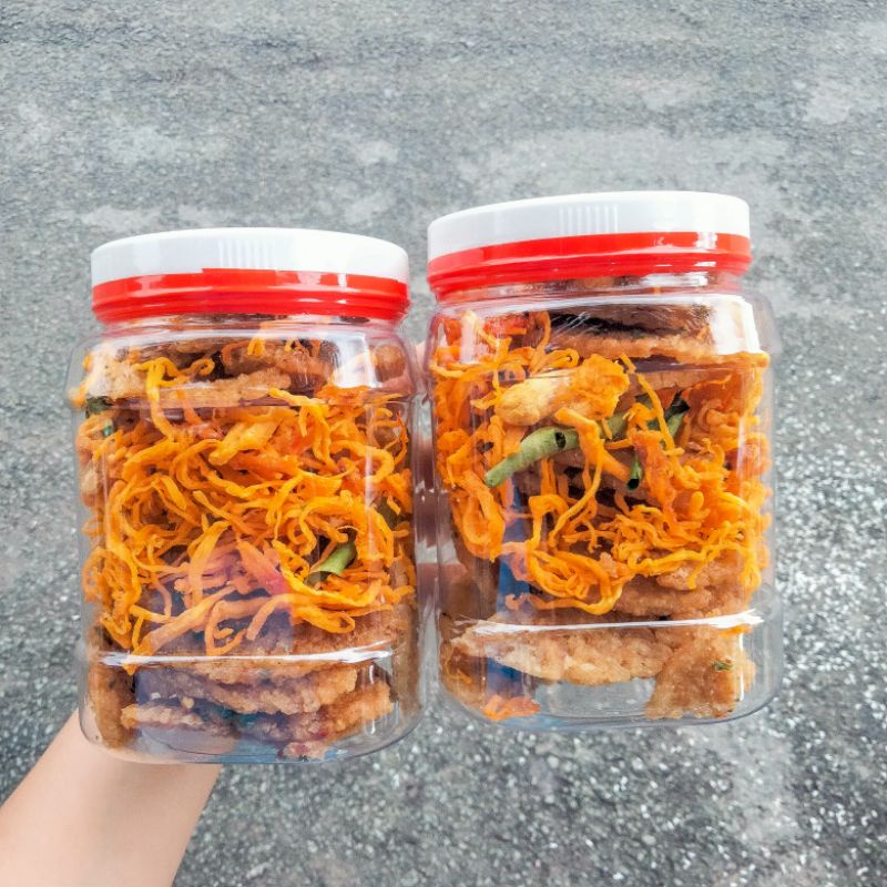 Cơm cháy mix khô gà lá chanh, cơm cháy lắc khô gà hũ 300g/ 500g loại ngon, giòn rụm, thơm ngon, đậm vị, chất lượng đảm bảo vệ sinh sạch sẽ, đặc sản miền tây, cách làm cơm cháy khô gà, món ăn vặt ngon - giá rẻ