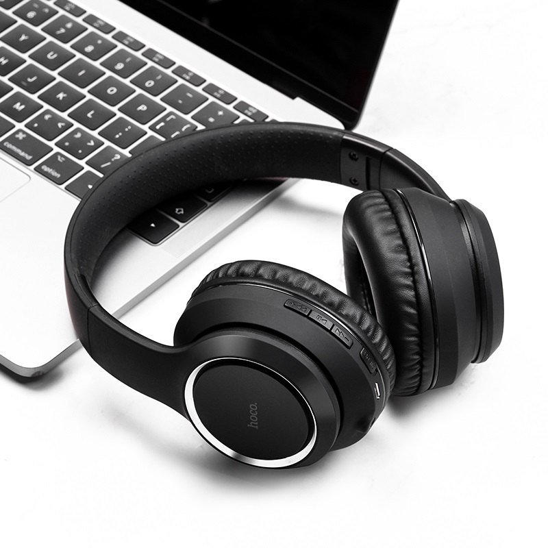 Tai nghe bluetooth chụp tai có mic đàm thoại Hoco W28, headphone tai nghe bluetooth không dây cao cấp