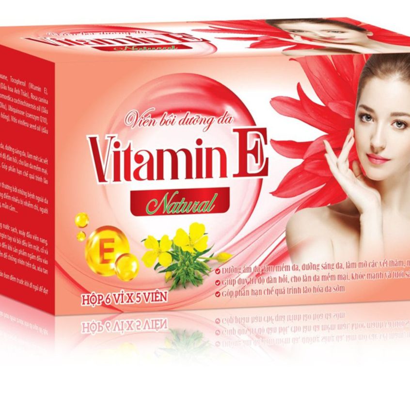 Combo 2 Hộp - Dưỡng Trắng Da Vitamin E Giúp Trắng Da Làm Mờ Các Vết Thâm Nám Độ Đàn Hồi Cho Da Hộp 30 Ống - Dược Phẩm Bách Lộc