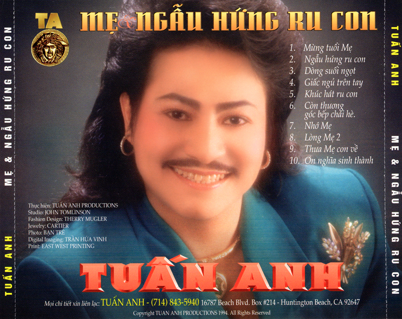 Bộ 6 đĩa CD tiếng hát Tuấn Anh 2