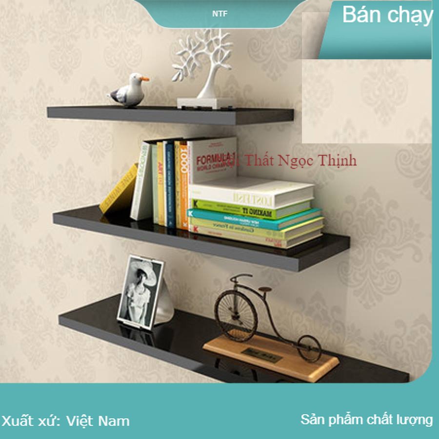 Thanh gỗ làm kệ rộng 20cm (01 thanh) dùng trang trí, treo tường, giá để sách, kích thước 300x150mm