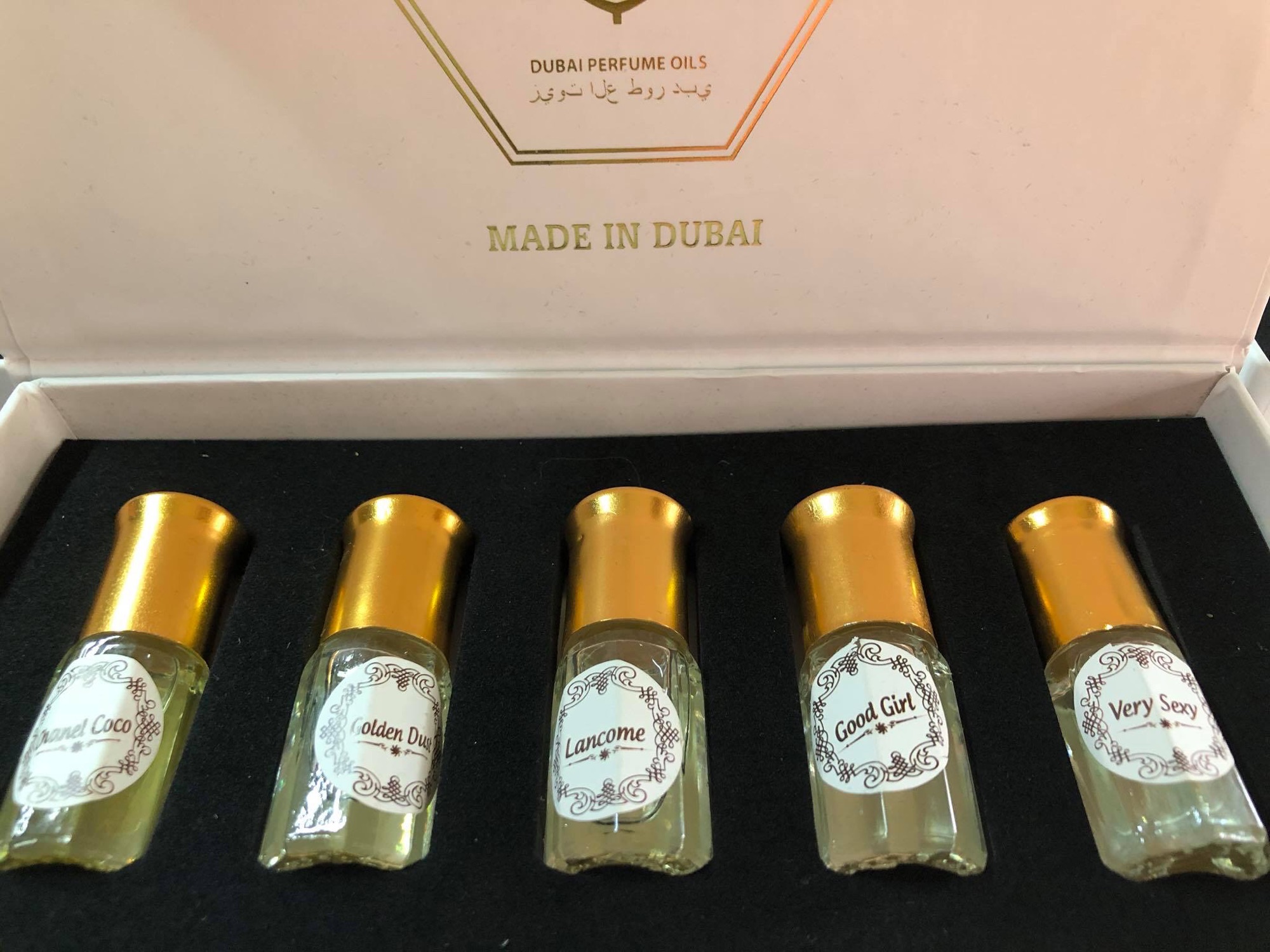 Set 5 mùi tinh dầu nước hoa DUBAI