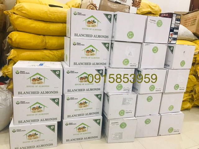 Hạnh nhân thái lát Olam 500g (tươi sống & sấy giòn)