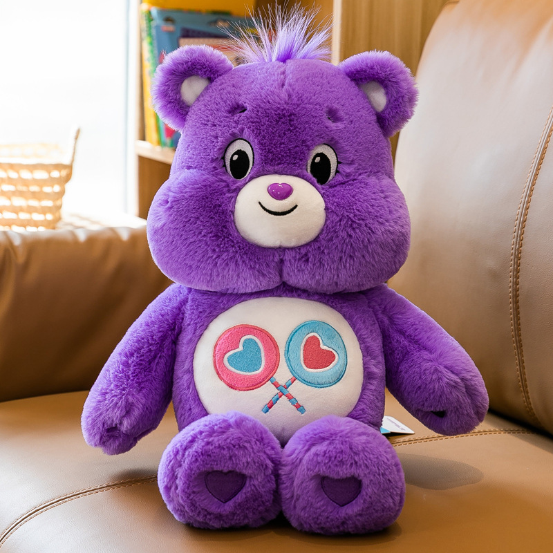 Chính hãng douyin care bears búp bê gấu cầu vồng đồ chơi sang trọng búp bê gấu biểu tượng cảm xúc búp bê gấu tình yêu