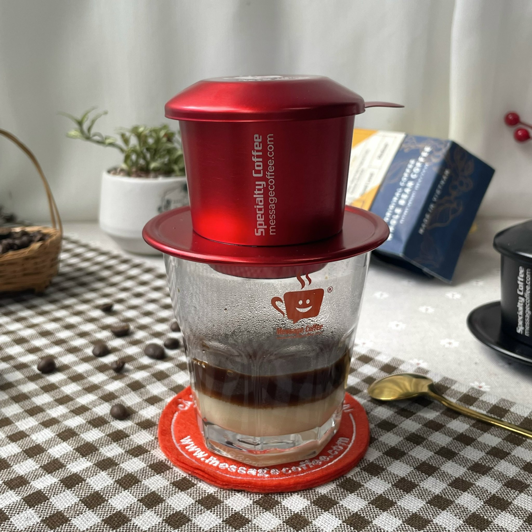 Phin Nhôm ANODE cao cấp phiên bản PREMIUM từ Message Coffee