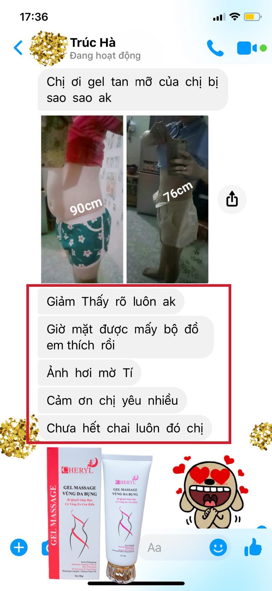 KEM TAN MỠ TẦNG SÂU 4D CHERYL