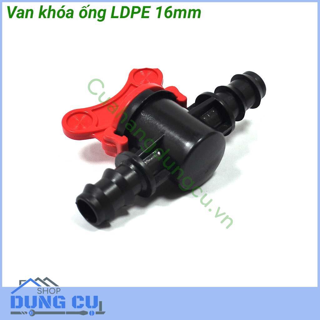 Van khóa ống LDPE 16mm