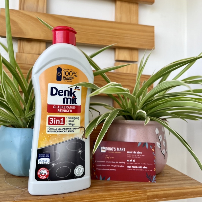 Dung Dịch Vệ Sinh Bếp Từ, Bếp Điện Denkmit, Đức 300ml (Mẫu Mới)