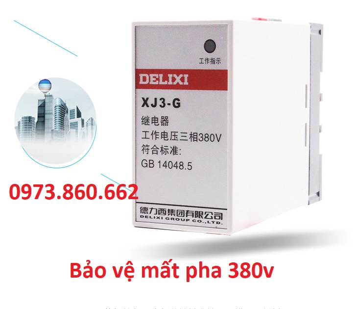 Bảo vệ mất pha, lệch pha CHINT XJ3-G 380V