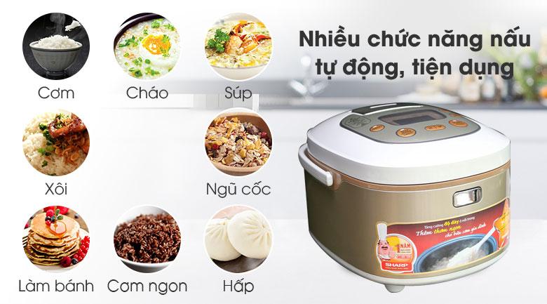 [HCM]Nồi cơm điện tử Sharp 1.8 lít KS-TH18
