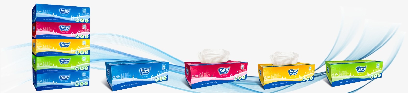 Khăn Giấy Lụa Hộp Pulppy