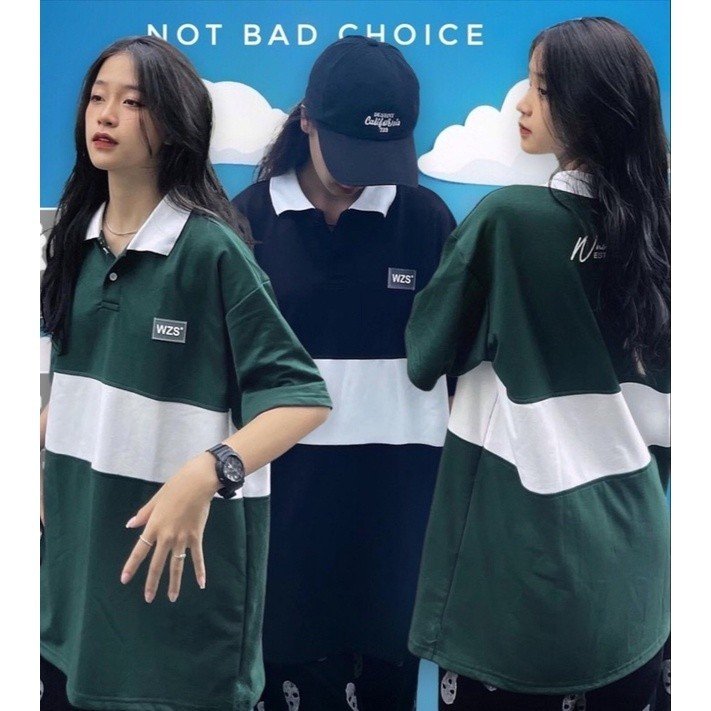 Aó polo phối ngang HN40