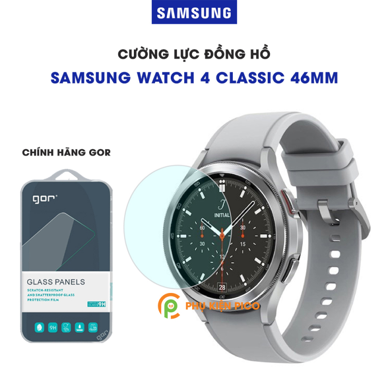Cường lực Samsung Galaxy Watch 4 Classic 46mm full màn hình chính hãng Gor - Dán màn hình đồng hồ Samsung Watch 4 Classic 46mm