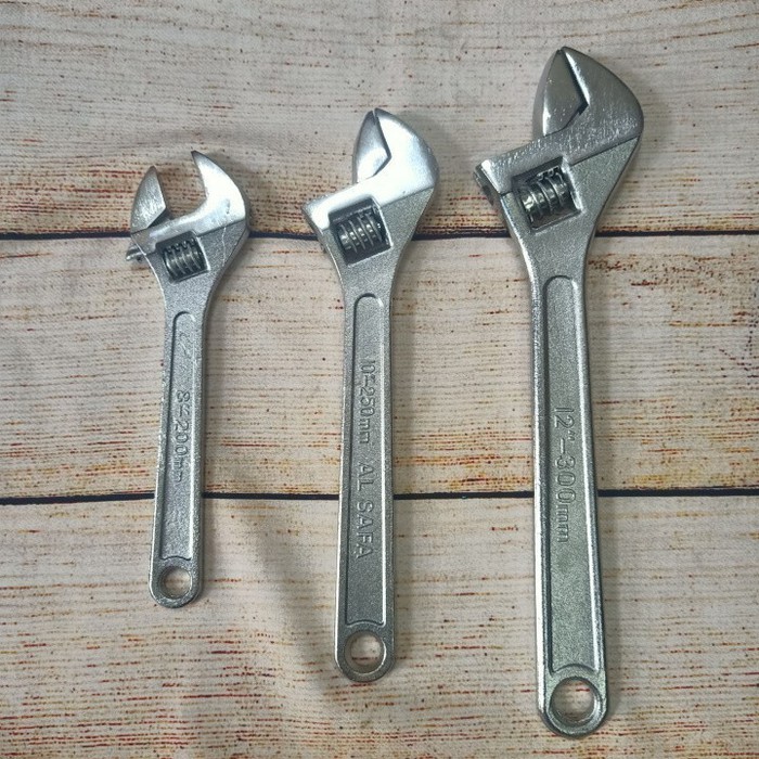 Mỏ lết thép trắng 8-10-12 -15inch