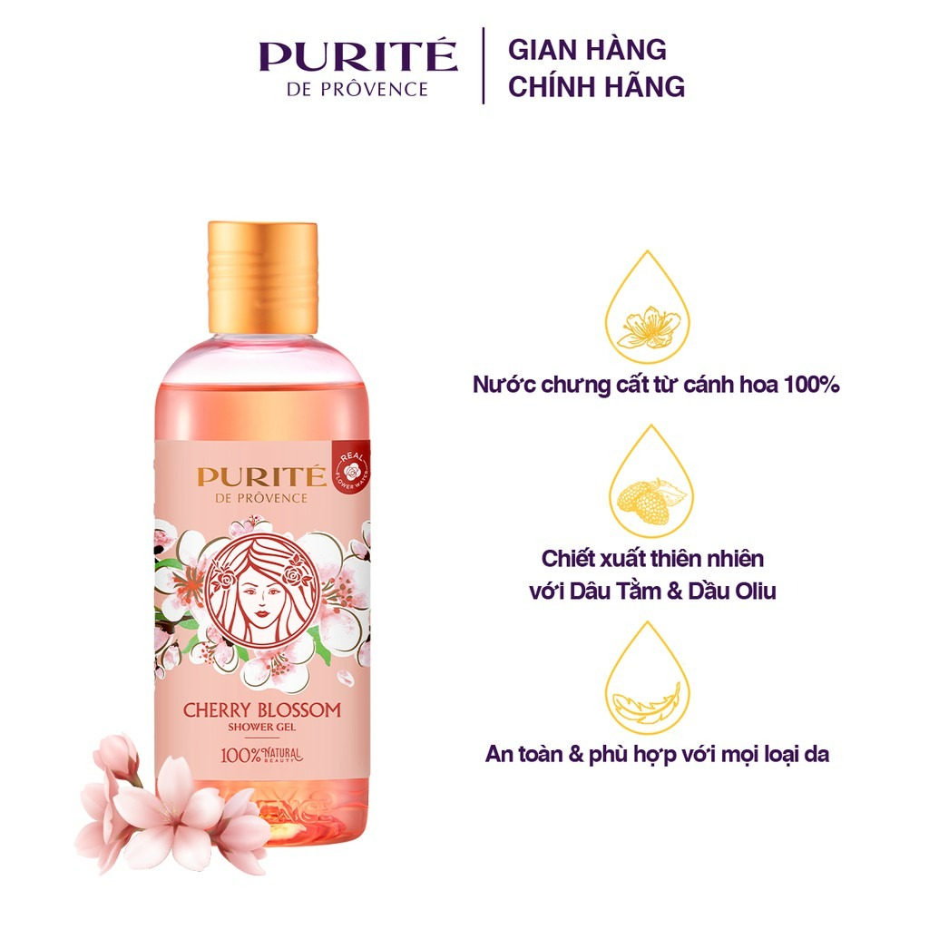 Sữa Tắm Thiên Nhiên Purité 250ml