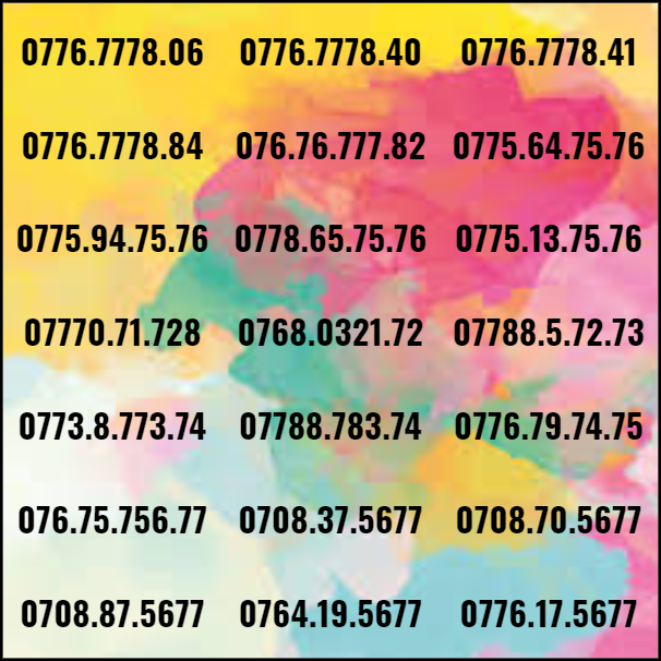 [HCM]Sim mobifone số lặp tiến đôi tam hoa 7