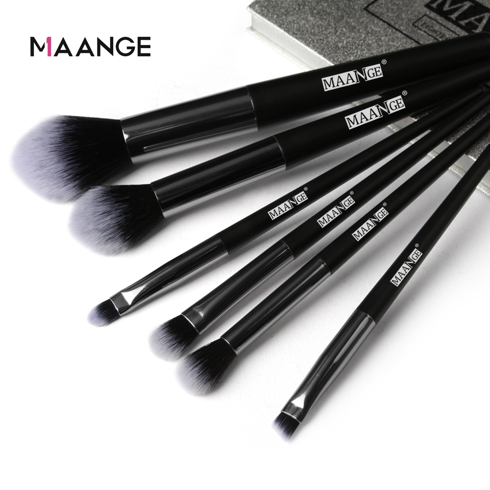 Bộ Cọ Trang Điểm 6 cây MAANGE Dùng Đánh Phấn Mắt / Phấn Phủ