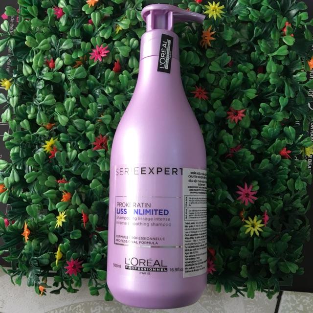 DẦU GỘI LOREAL DÀNH CHO TÓC DUỖI THẲNG LISS ULTIME SHAMPOO 500ML