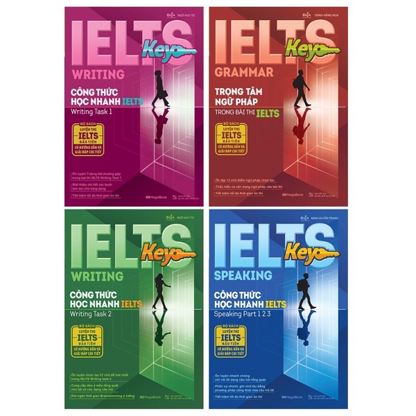 Fahasa - bộ 4 cuốn ielts key – công thức học nhanh ielts