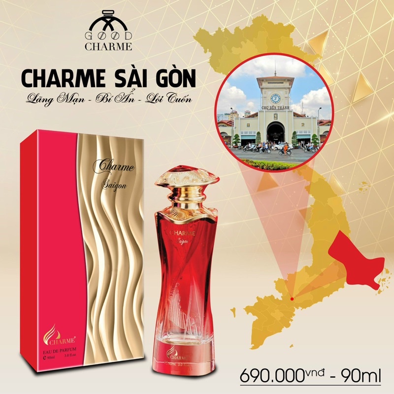 Nước Hoa Tỉnh Thành SAIGON 90ml goodcharmee