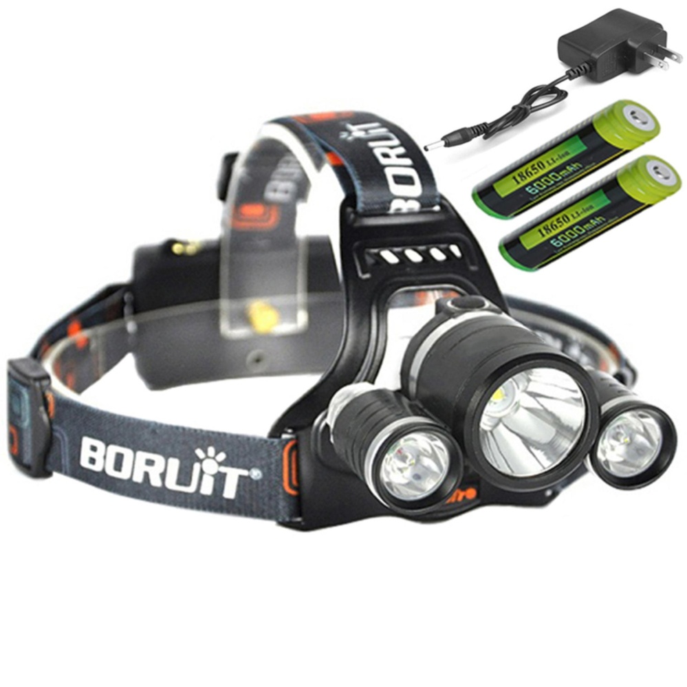 Đèn Pin Đội Đầu Siêu Sáng, Đèn Pin LED Đội Đầu, Đèn Đeo 3 Bóng Siêu Sáng Hữu Ích Đối Với Những Người Thợ, Kỹ Sư, Người Lao Động