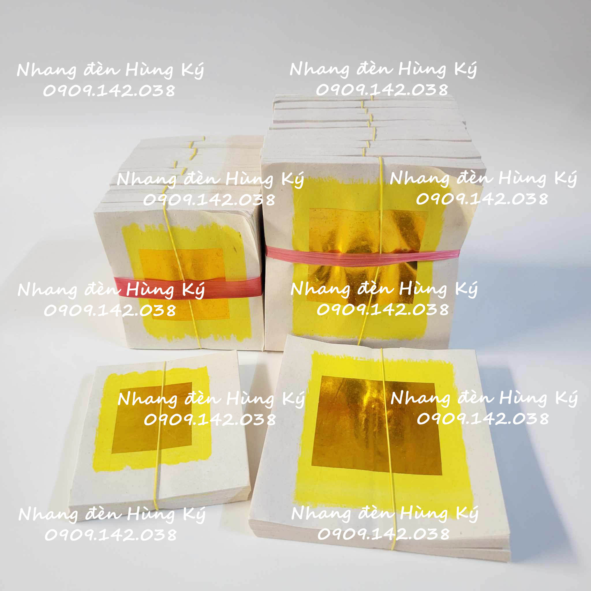 {1 xấp} Giấy cúng vàng bạc lớn - trung