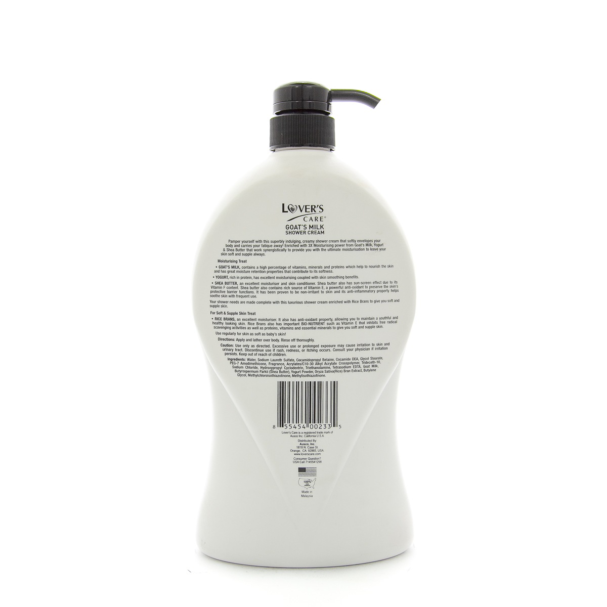 Sữa Tắm Tinh Chất Gạo Và Bơ Hạt Mỡ Lover’s Care (1.2L)