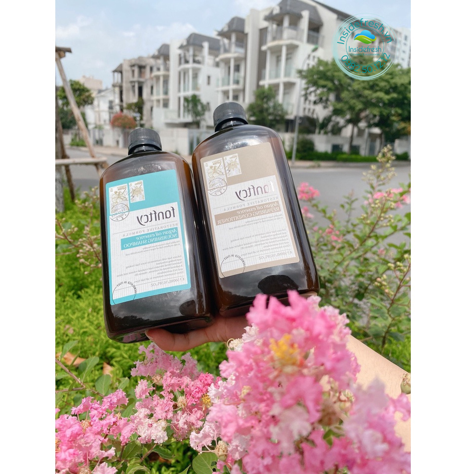 Combo Dầu gội và dầu xả fanftcy 500ml