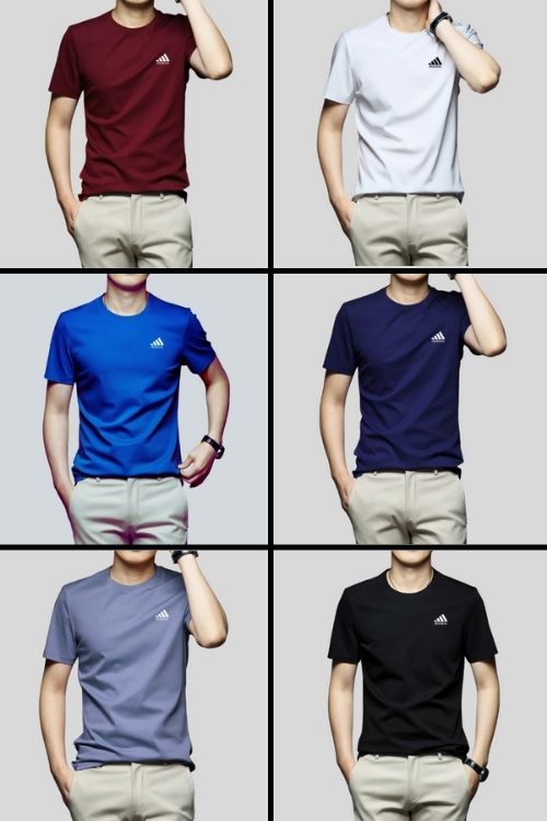 Áo thun nam , áo thun lạnh nam thể thao cổ tròn cộc tay co giãn thông hơi thoáng mát  năng động & thanh lịch T&T_store08