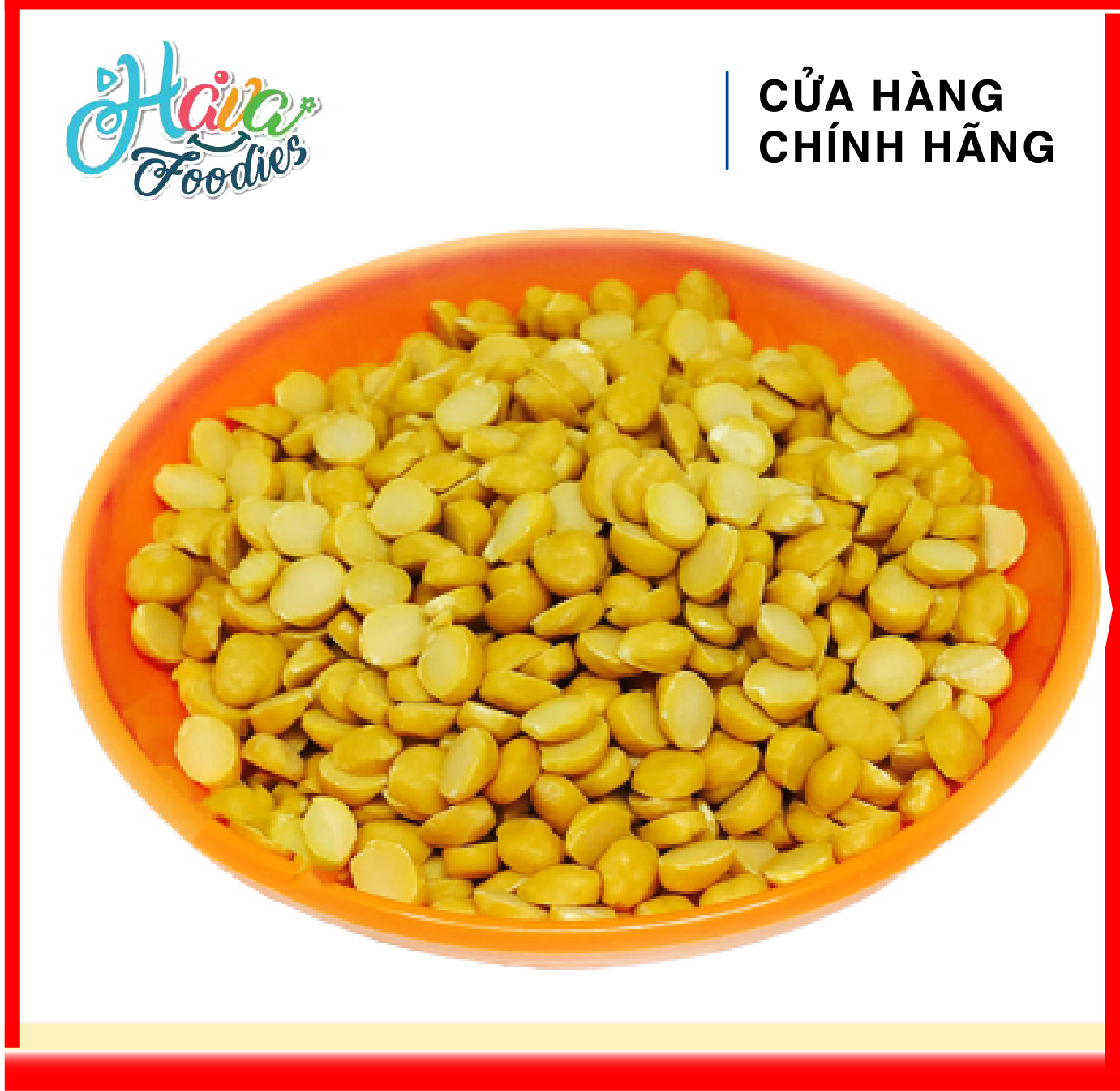 Đậu Hà Lan Vàng Tách Đôi Havafoodies 500gr