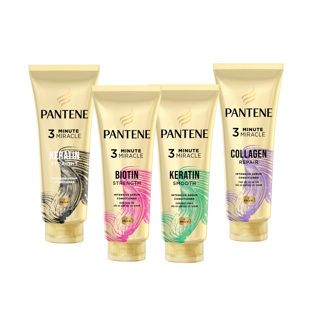 Combo 2 Dầu Xả Pantene Pro- V (Xanh Lá) Tuýp 300ML