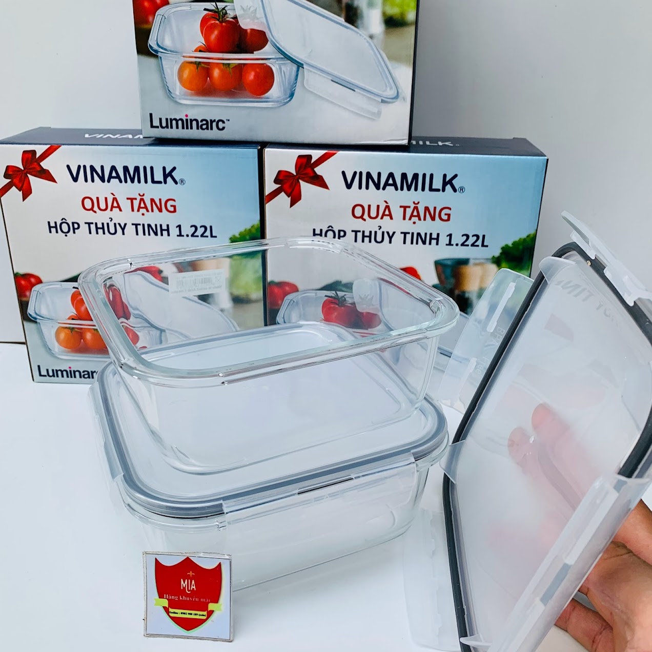 Hộp thuỷ tinh chịu nhiệt Luminarc 1.22L