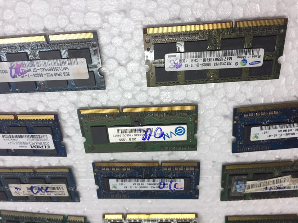 Ram DDR3 Laptop 2G Bus 1066 /1333