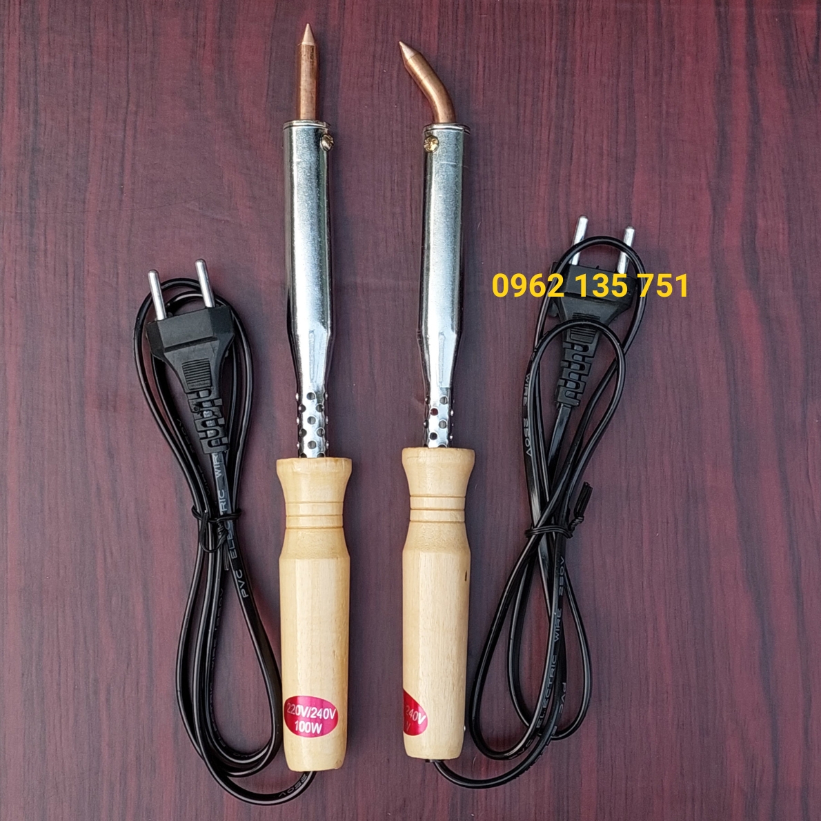 Mỏ hàn điện cán gỗ 100W