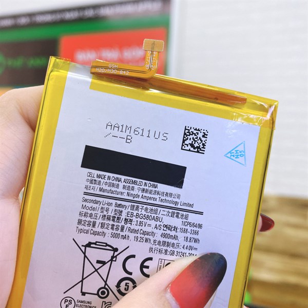 Pin Samsung M20 M30s zin linh kiện , bảo hành đổi trả