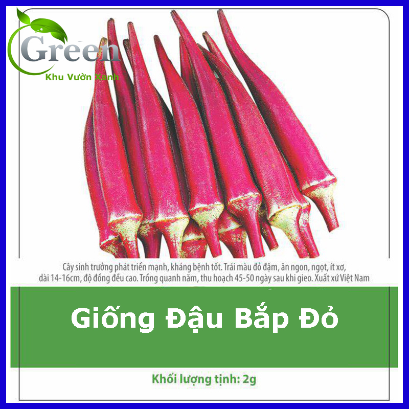 Hạt Giống Đậu Bắp Đỏ