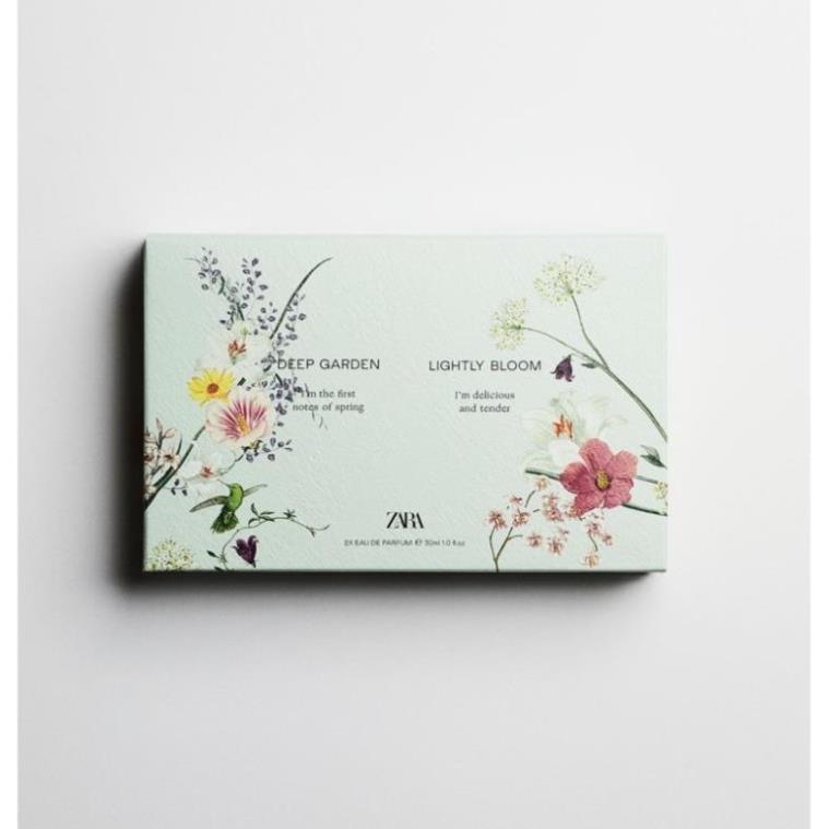 SET NƯỚC HOA NỮ ZARA - DEEP GARDEN & LIGHTLY BLOOM 30ml - M105