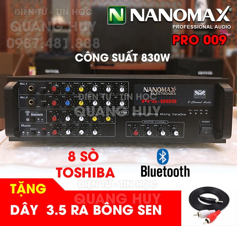 Amply Nanomax Pro 007 - 8 sò, kết nối bluetooth