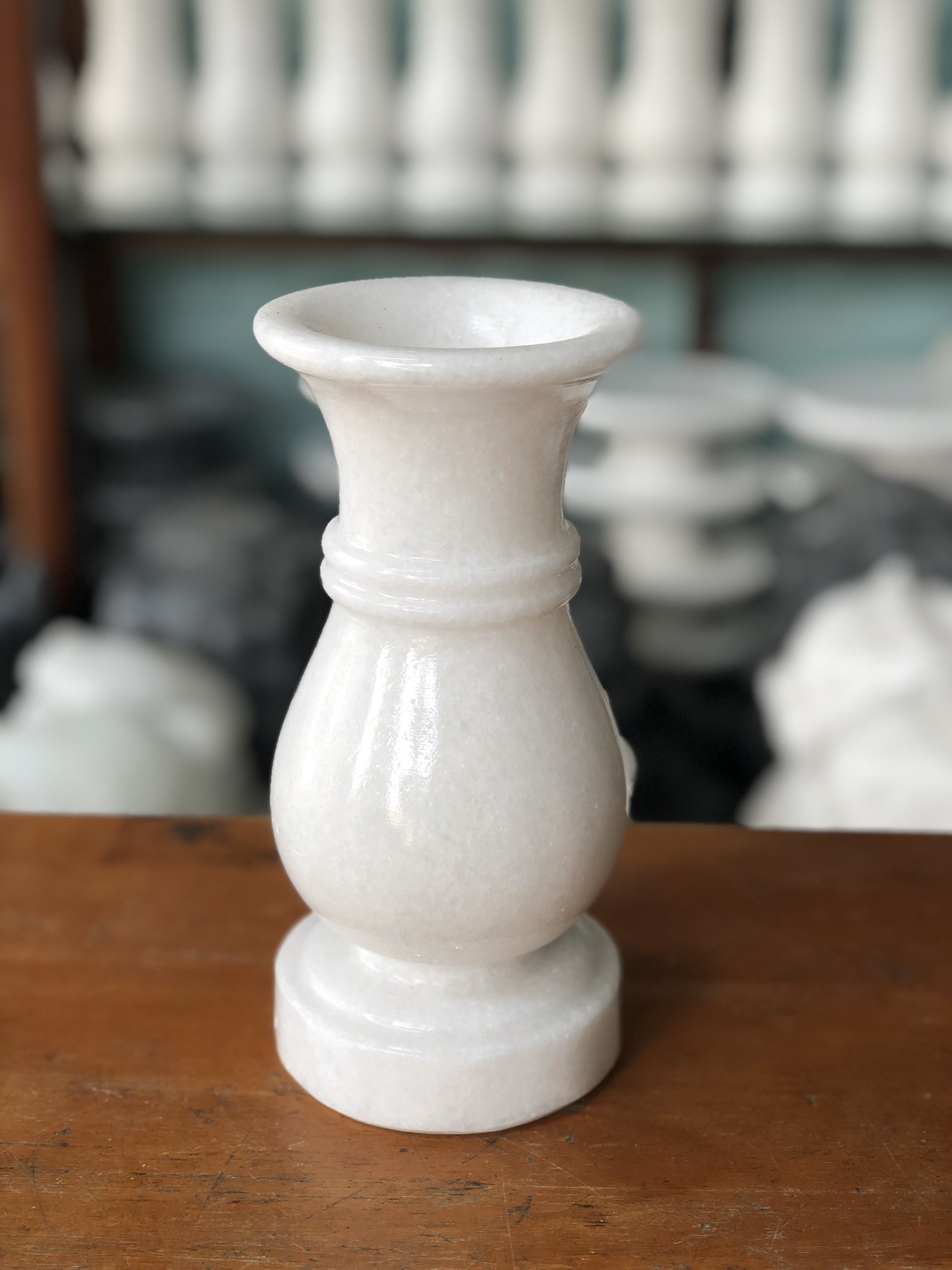 [FreeshipMAX] Bình hoa bằng đá Non Nước đẹp cao  20cm
